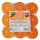 AAO Maxi-Duftlichte, in Metallhülsen, 3 abgestufte Farbtöne, 9er-Flatpack Orange-Mango (gelb-orange-dunkelorange)