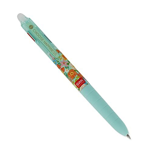 3 colour erasable gel pen - flower