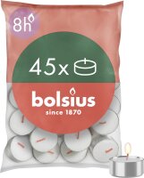 Teelichte 45er Beutel, 8h weiß
