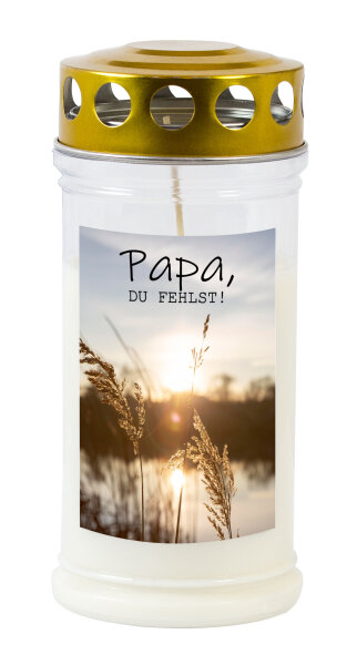 Gedenk-Kerze "Papa"