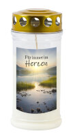 Gedenk-Kerze "Für immer im Herz"