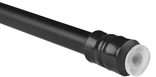 Spannstange ausziehbar, ohne Bohren Schwarz Ø10/13 mm 80-120 cm