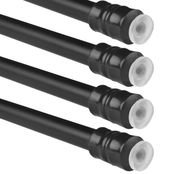 4er Spannstange ausziehbar, ohne Bohren Schwarz Ø10/13 mm 40-60 cm - 1 Stück 6,90 €