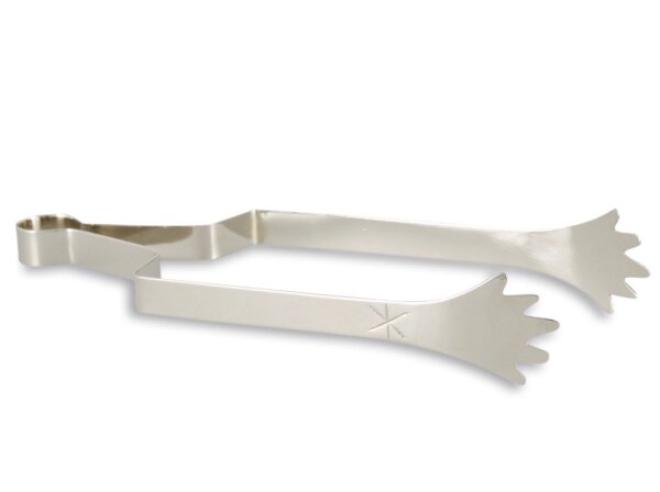 Räucherzange 15 cm - Messing vernickelt